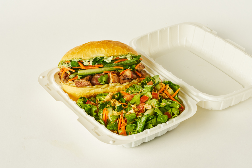Mini Mi and Salad